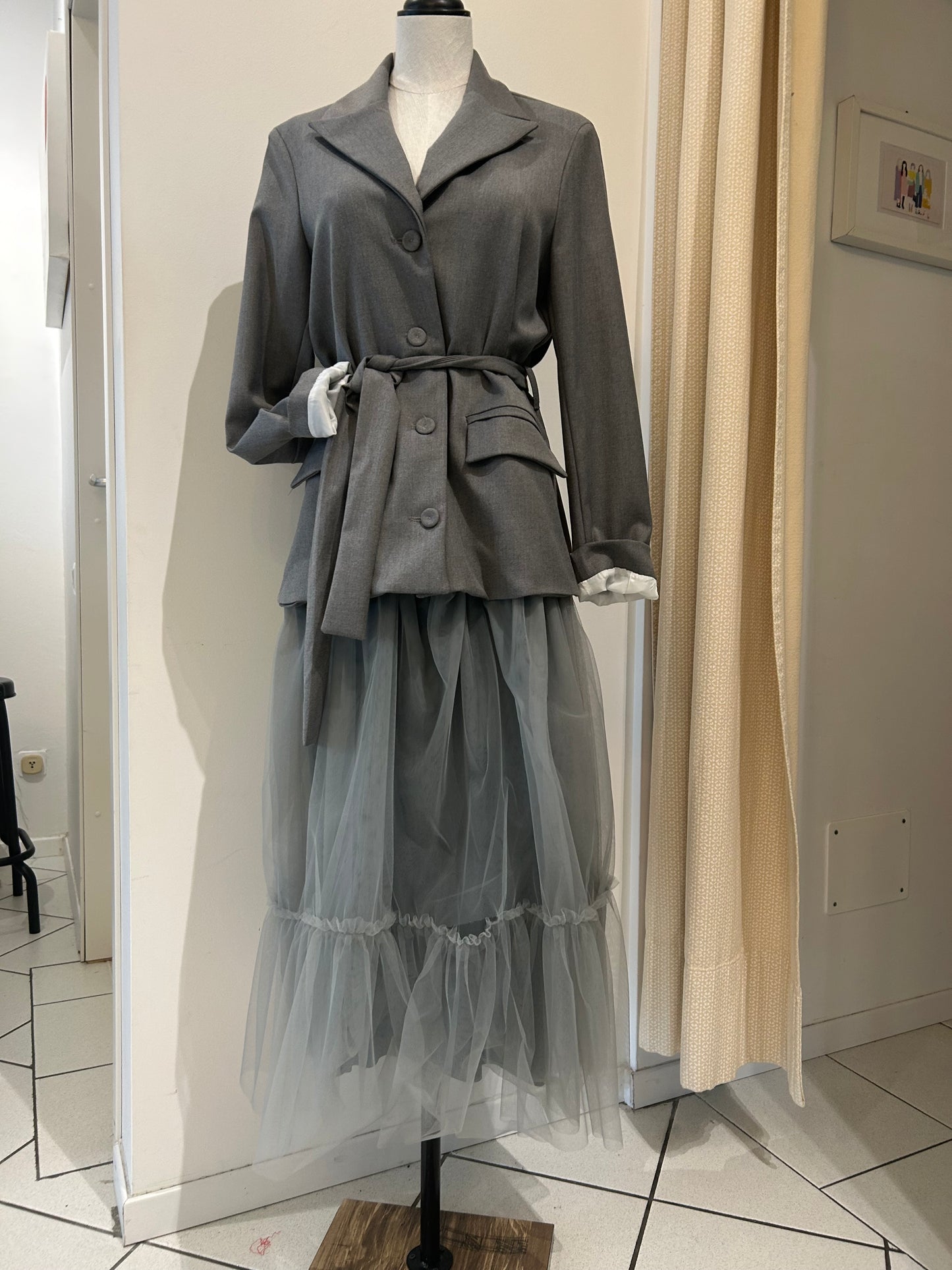 Abito con gonna Tulle