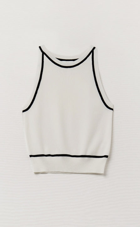 Top scollo all'americana