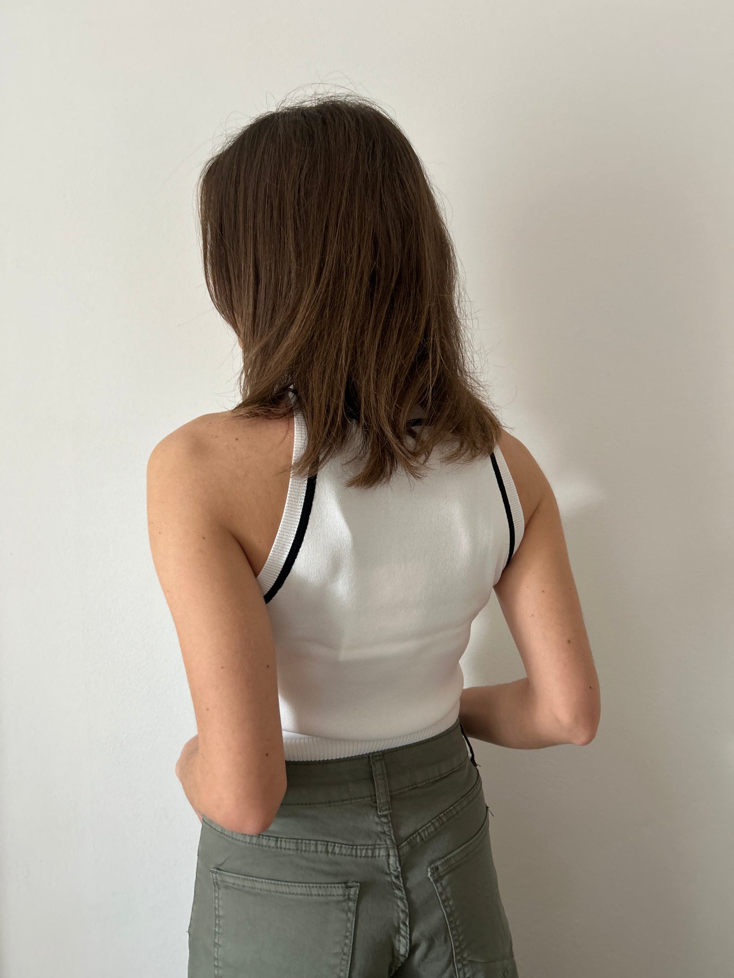 Top scollo all'americana