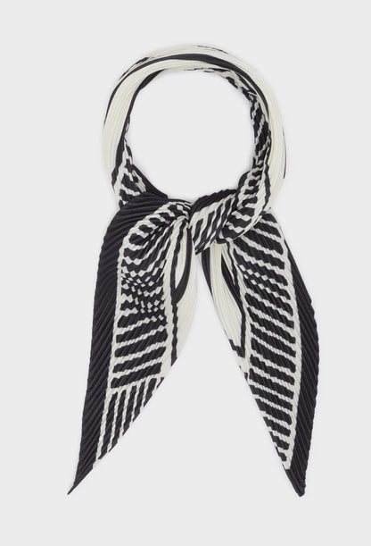 Foulard Plissè Nero