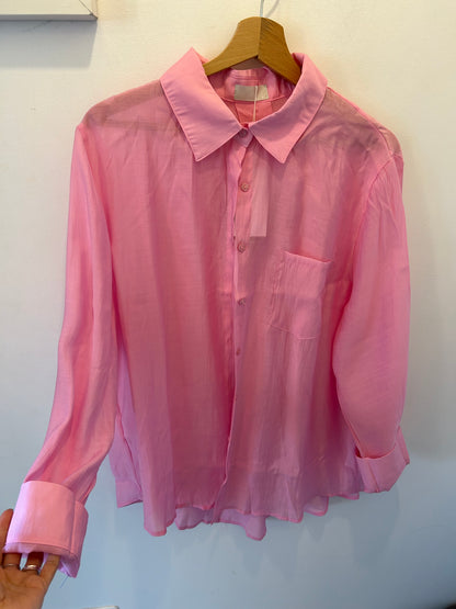 Camicia Over Rosa