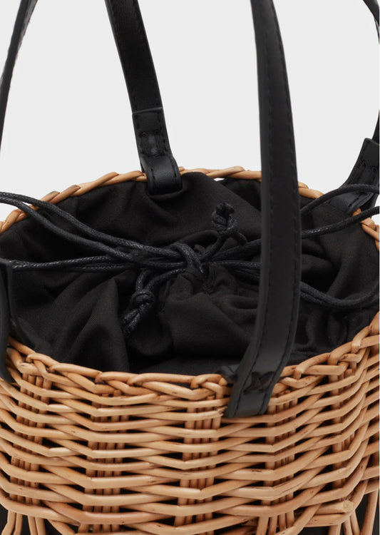 Borsa a secchiello nera
