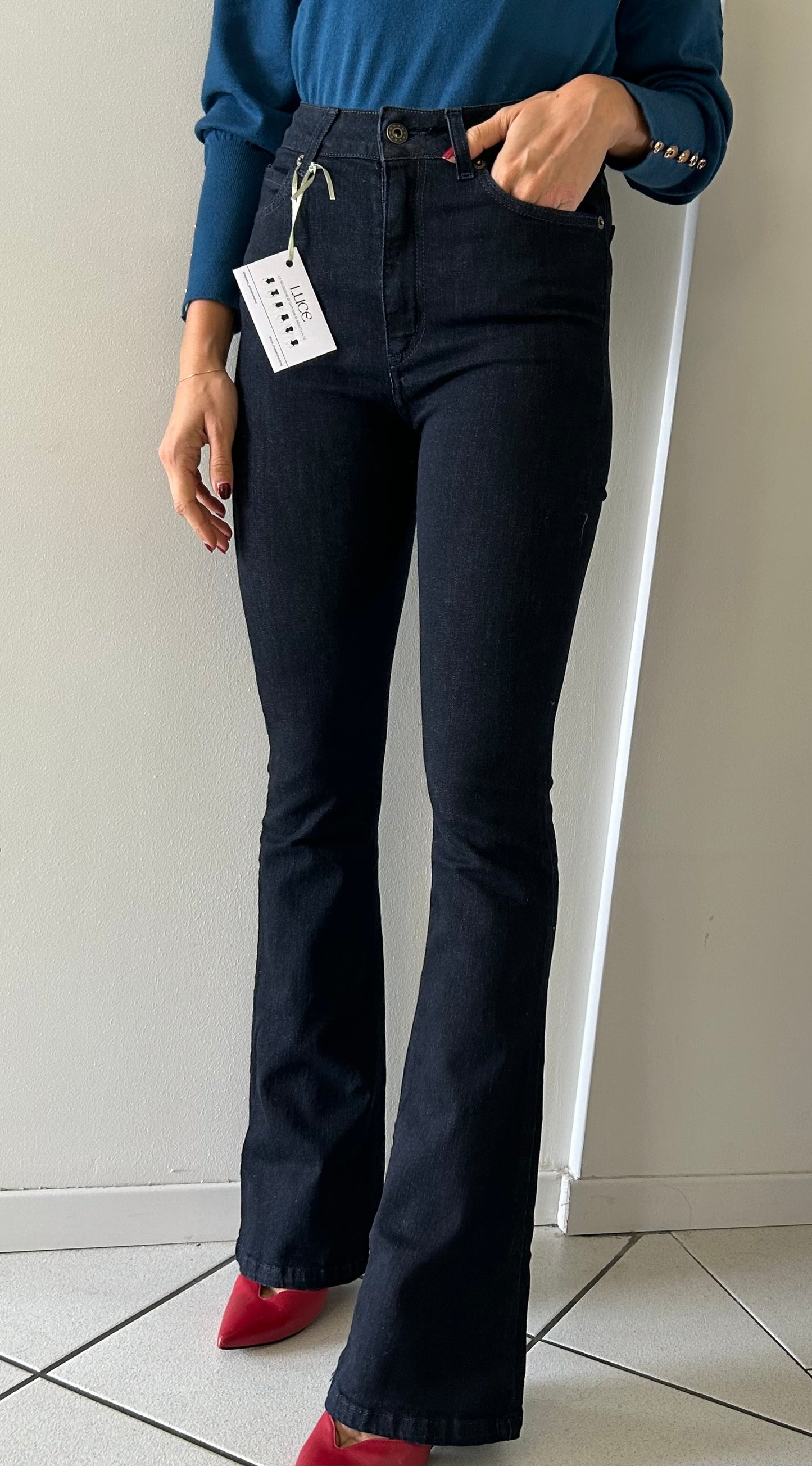 Jeans Bootcut scuro