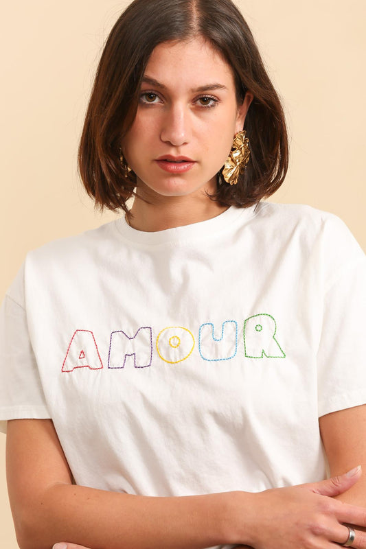T-shirt Amour