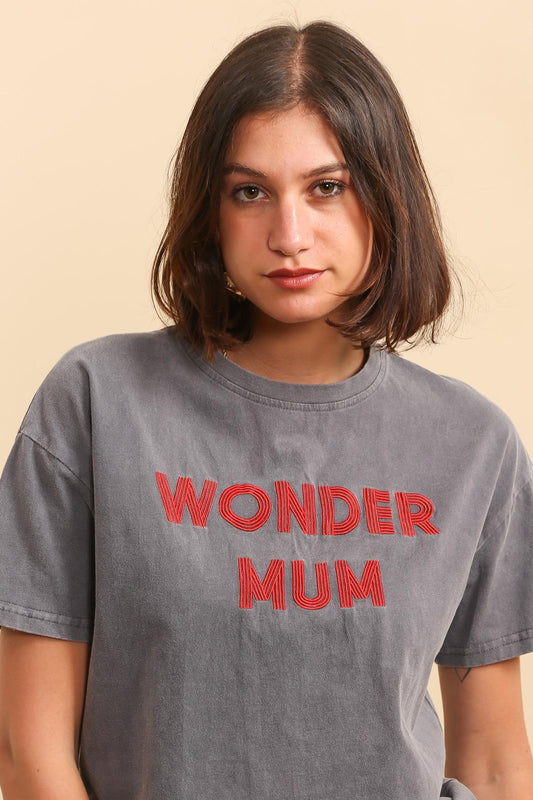 T-shirt WONDER MUM