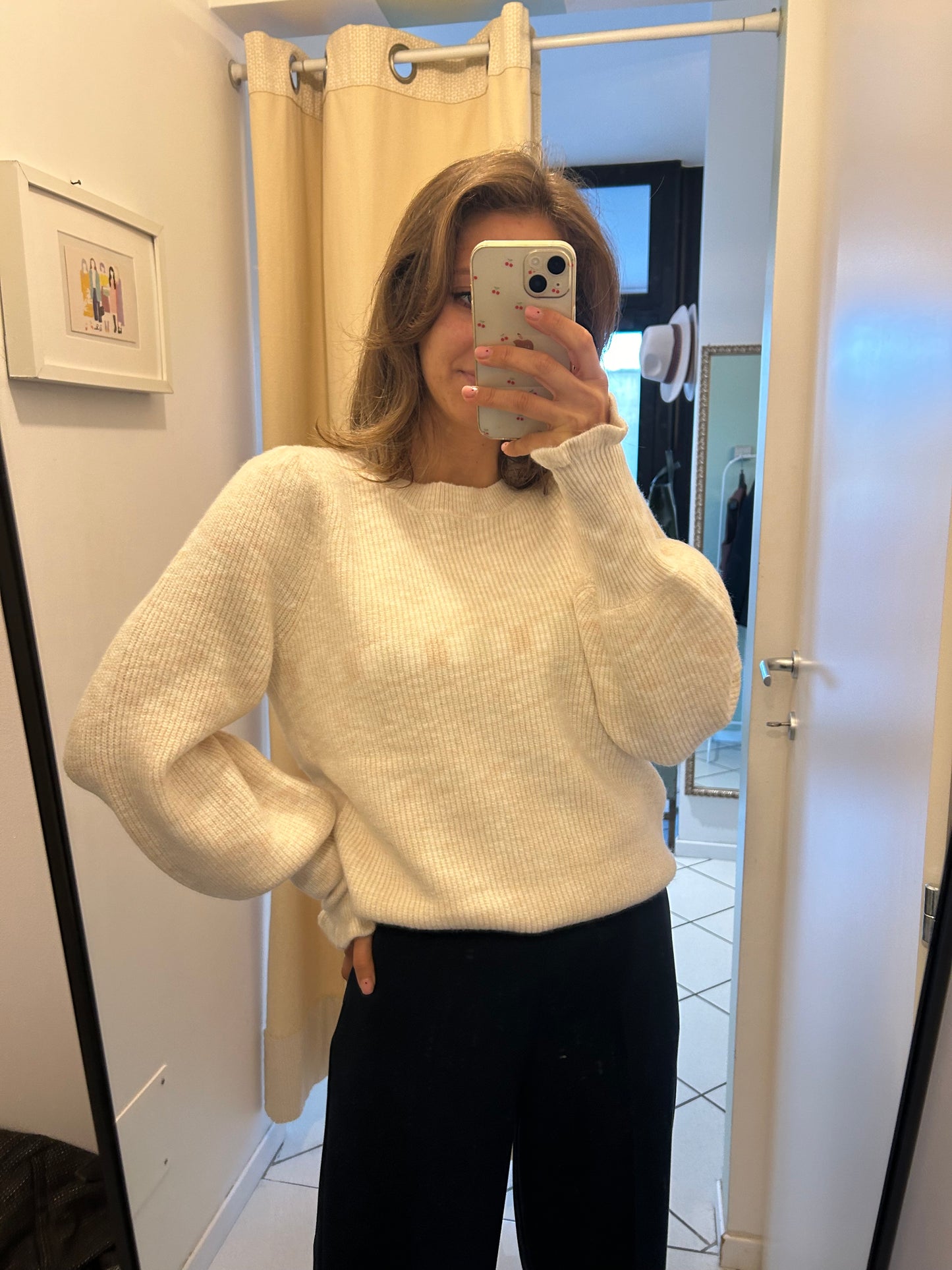 Maglione Bianco Mélange